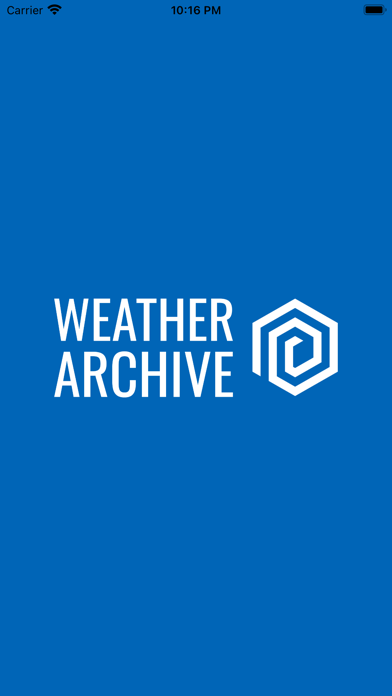 Weather Archive Screenshot