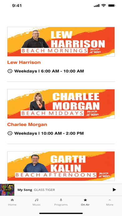 101.5 Beach Radio PA Screenshot