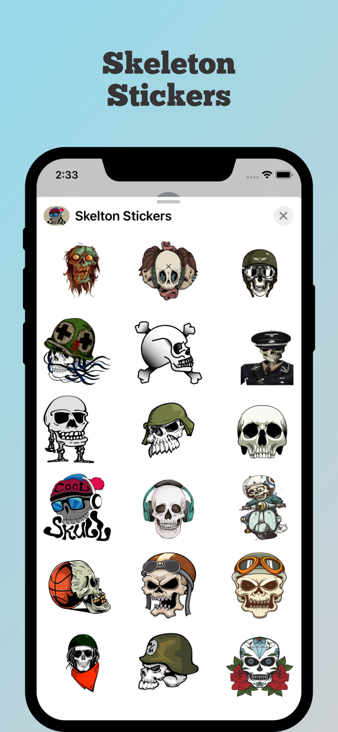 Skelton Army Stickers Pack