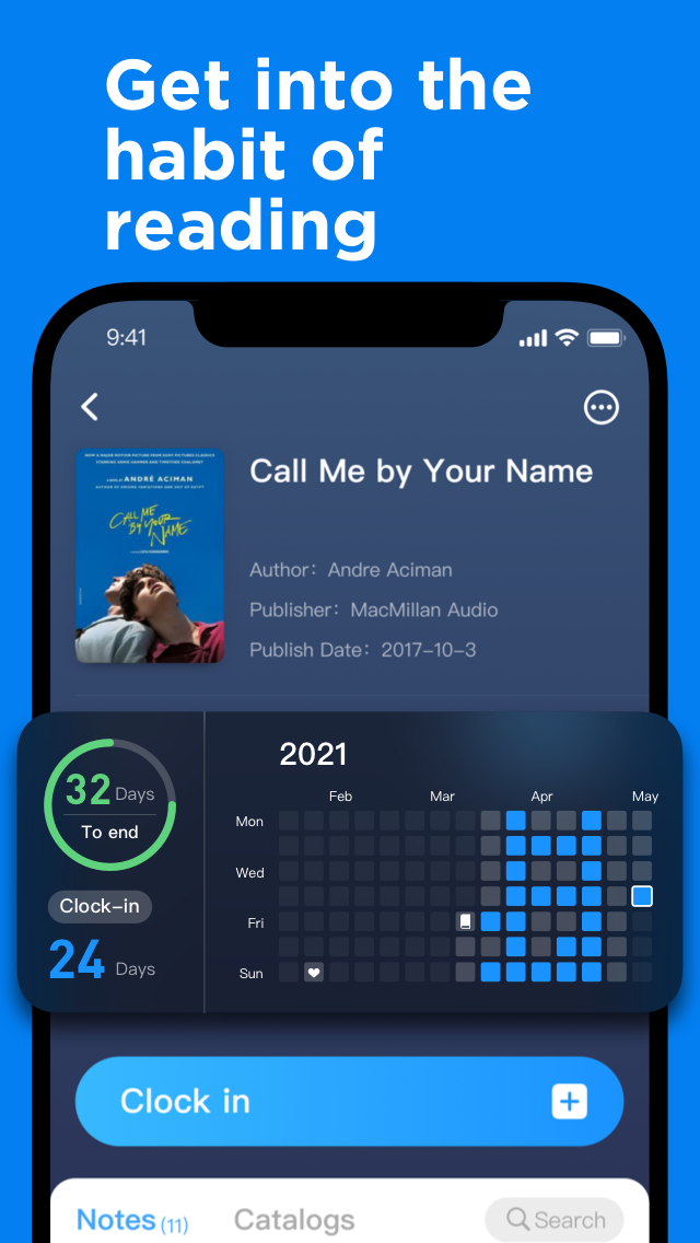 滴墨书摘 - 读书习惯养成，阅读打卡签到