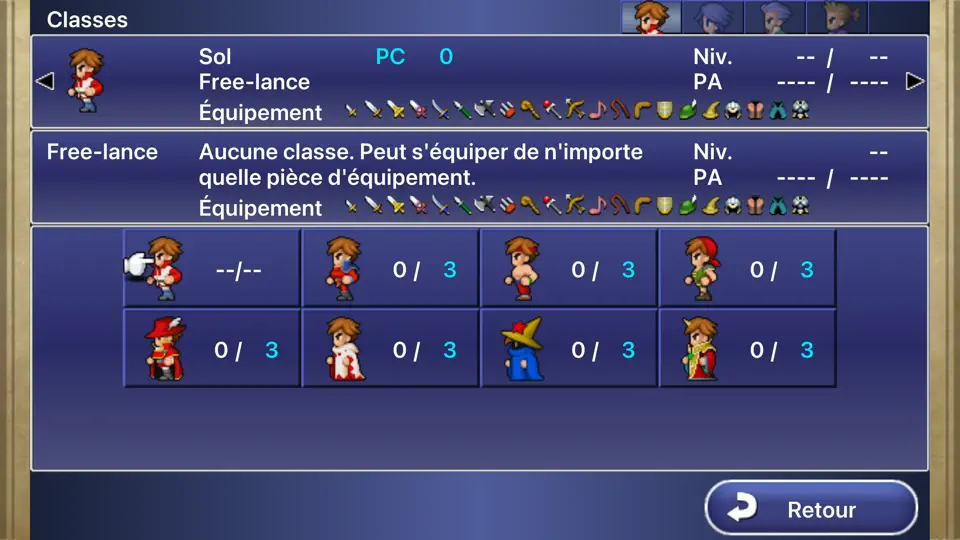 Capture d'écran de FINAL FANTASY DIMENSIONS sur iPhone 4