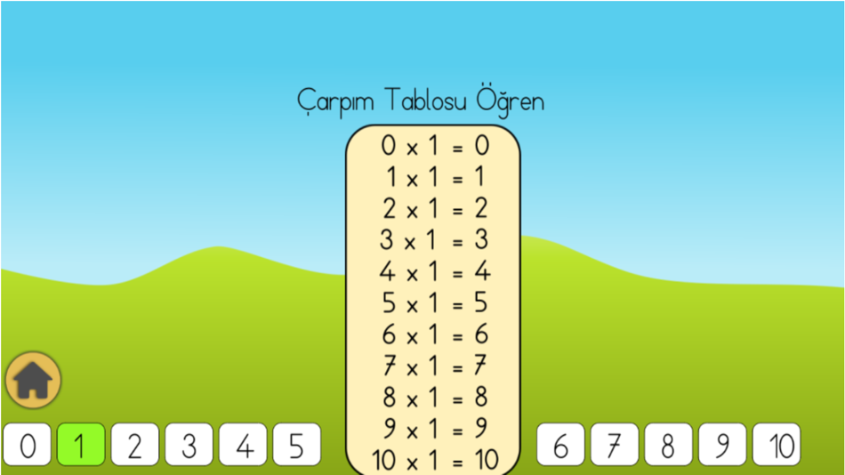 #7. Çarpım Tablosu Oyunları (iOS) โดย: Ferudun Vural