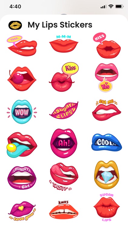 My Lips Stickers