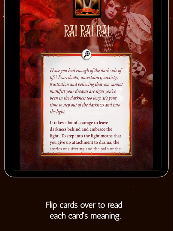 Divine Circus Oracle iPad screenshot 8 - Lifestyle app