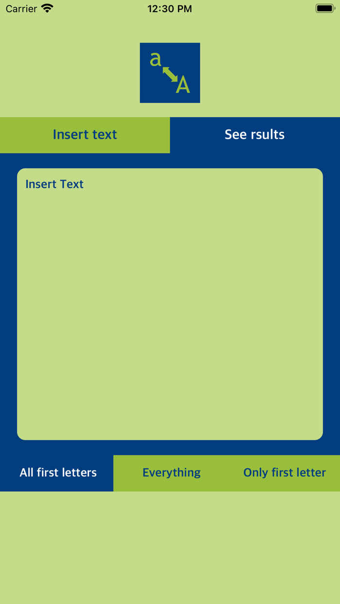 Text Uppercase Change to Caps