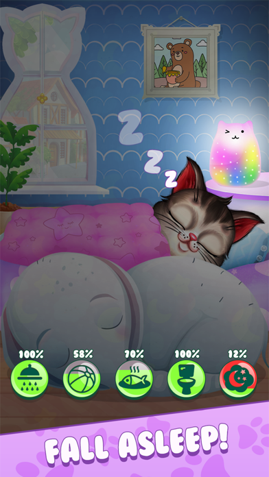 My Fluffy Kitty: Pet Care Game Screenshot