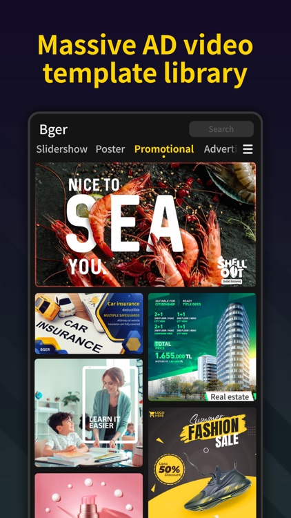 Bger-Poster Video Maker&Editor