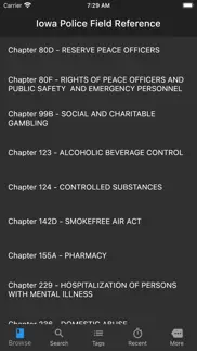 iowa police field reference iphone screenshot 1