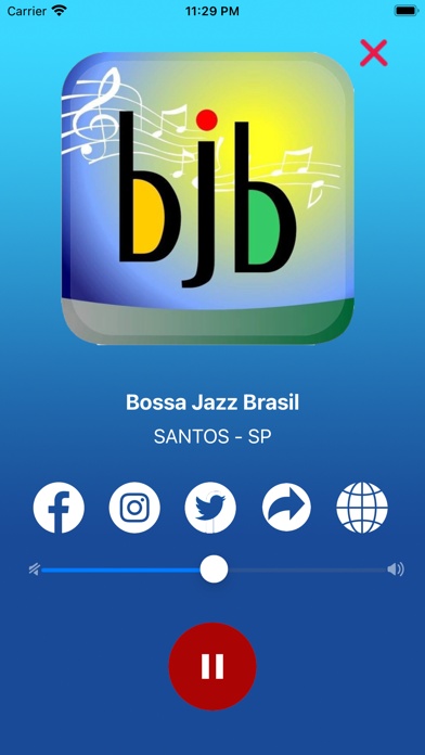 Rádio Bossa Jazz Brasil Screenshot