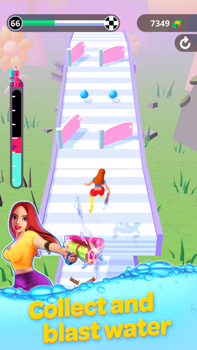 Squirt Gun Girl: Garden Runner screenshot 1