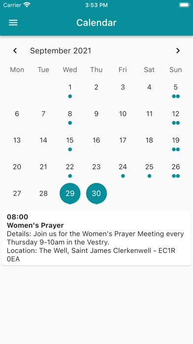 Inspire @ St James Clerkenwell Screenshot