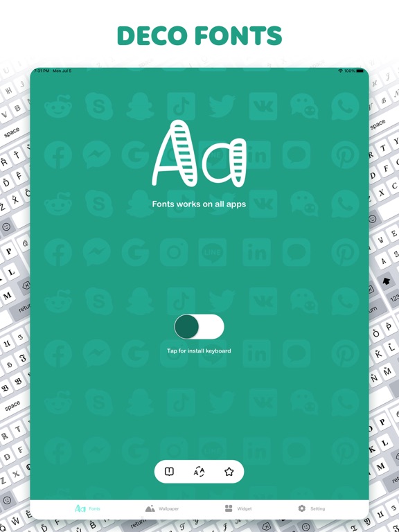 Screenshot #4 pour Deco Fonts - Clavier français