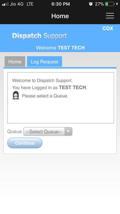 Dispatch Support ABB Screenshot