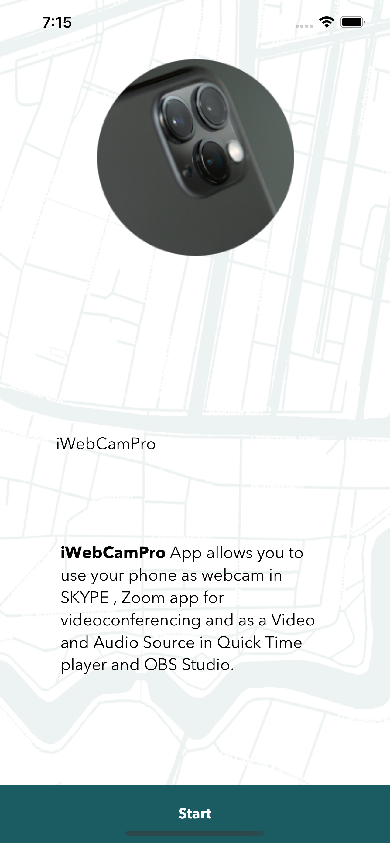 iWebCamPro : Phone to WebCam