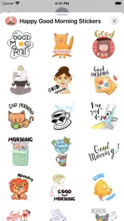 happy good morning stickers problems & solutions and troubleshooting guide - 1