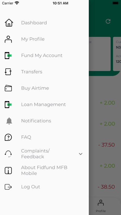 Fidfund MFB Mobile Screenshot