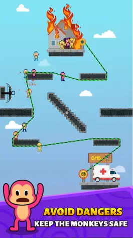 Game screenshot Monkey Rope Puzzle apk