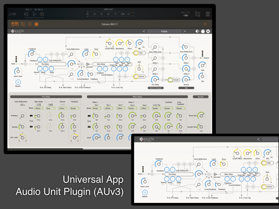 Kajita - AUv3 Plug-in Effect iPad app afbeelding 1