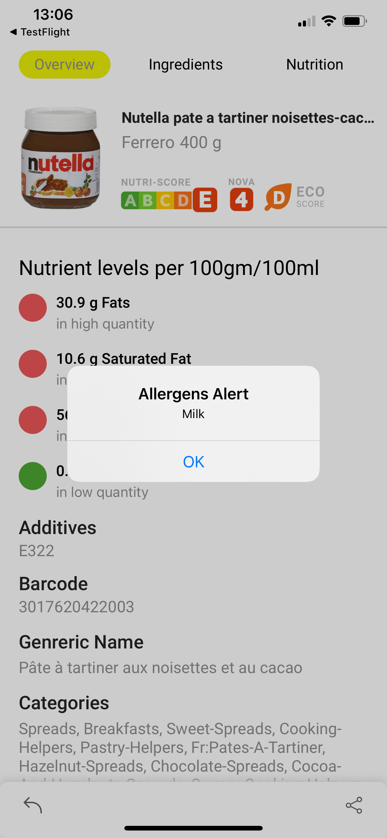 Food Scanner - Barcode - Reviews, Revenue and Downloads - Apple App ...