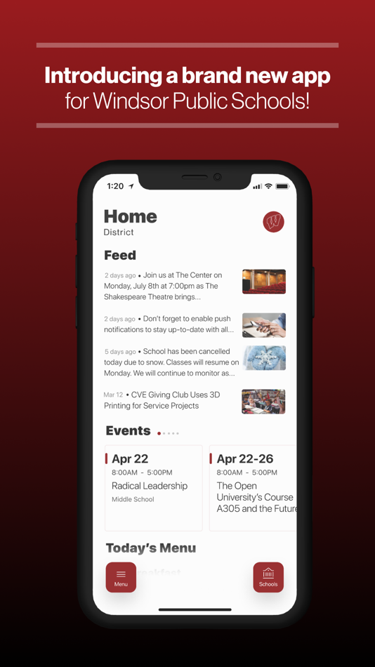 #1. Windsor Public Schools, CT (iOS) 由: Windsor Public School District