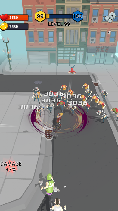 Street Fighting 1vs100 Screenshot