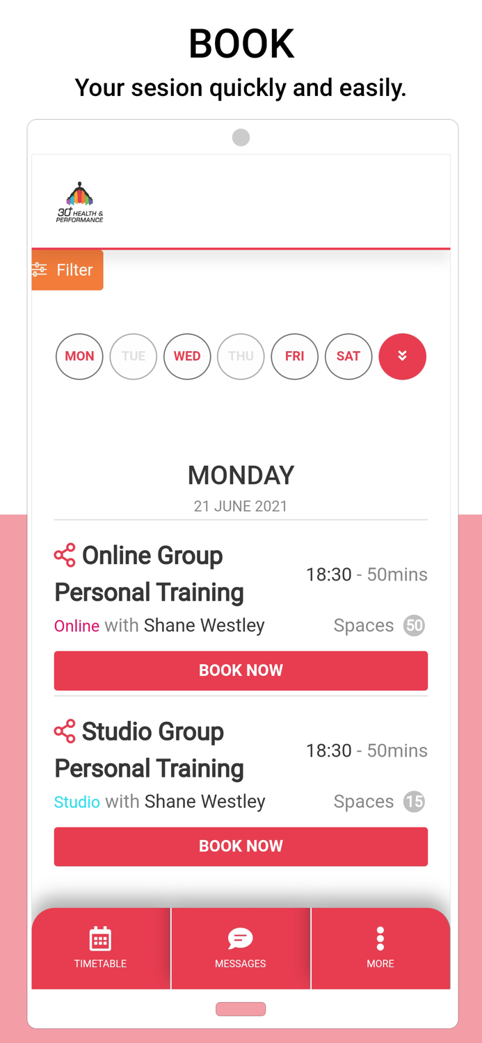 30 Plus Health and Performance