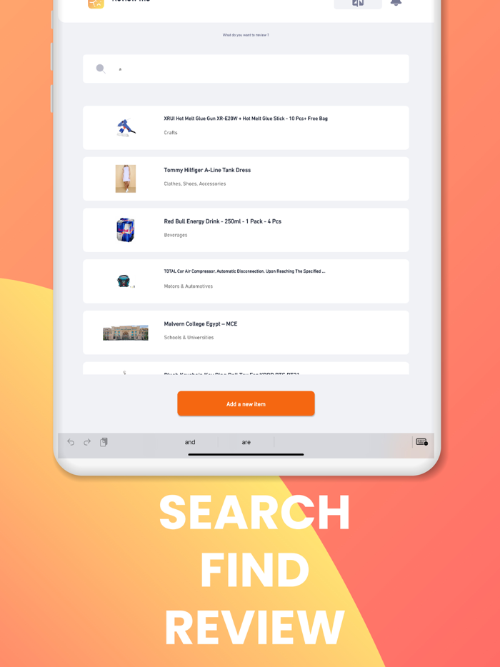 Review Me productsand Services