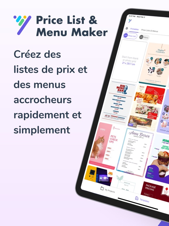 Screenshot #4 pour Fabricant de menus