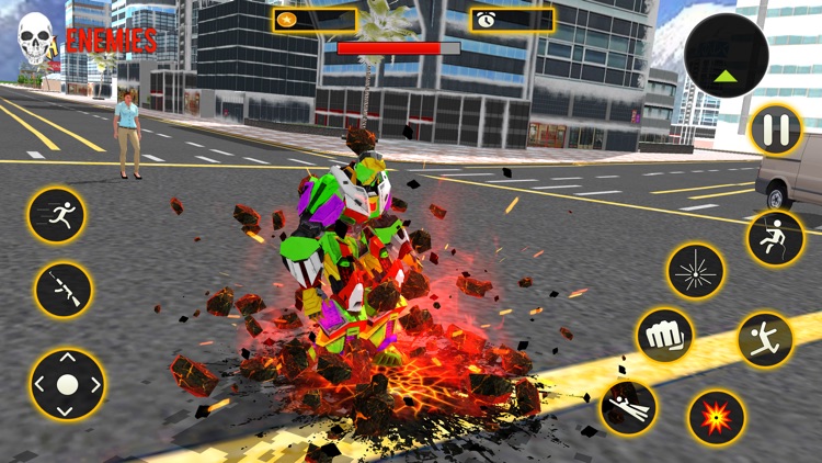 Robot Rope Hero: Crime Fighter