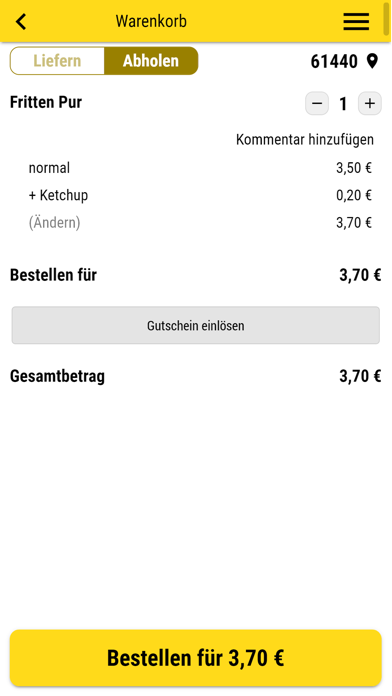 Dein Foodwerk Screenshot