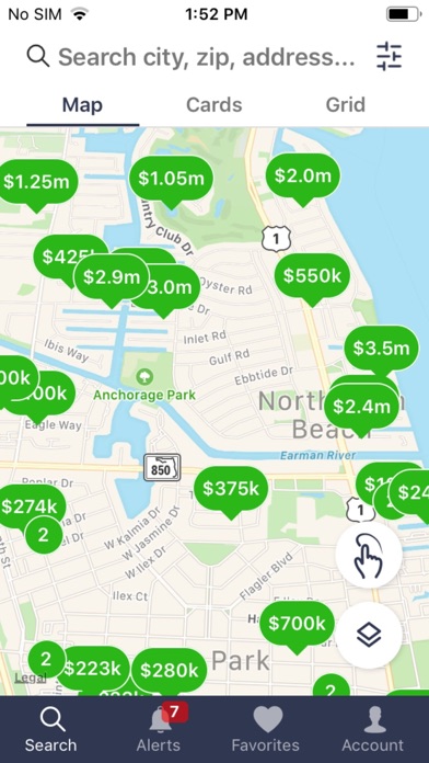 NV Realty Group Screenshot