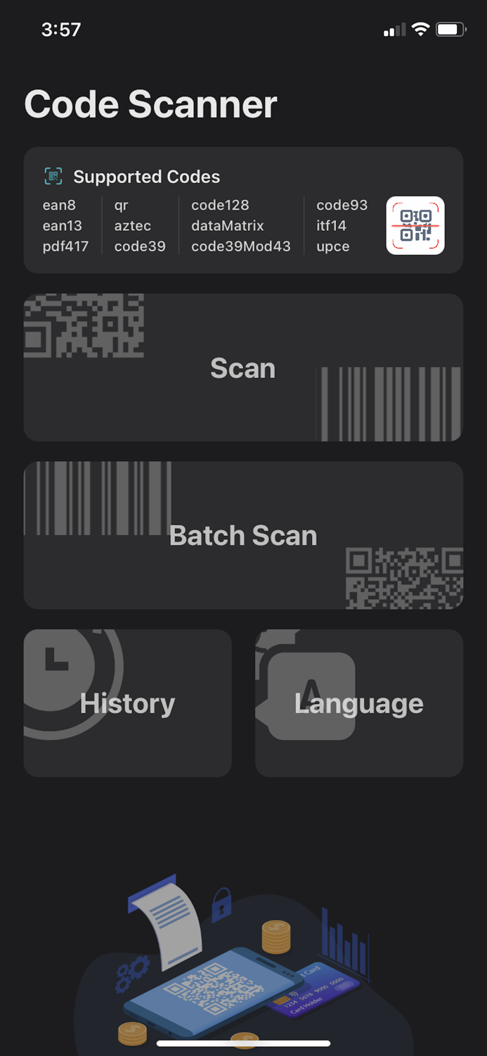 QR Reader and Document Scanner