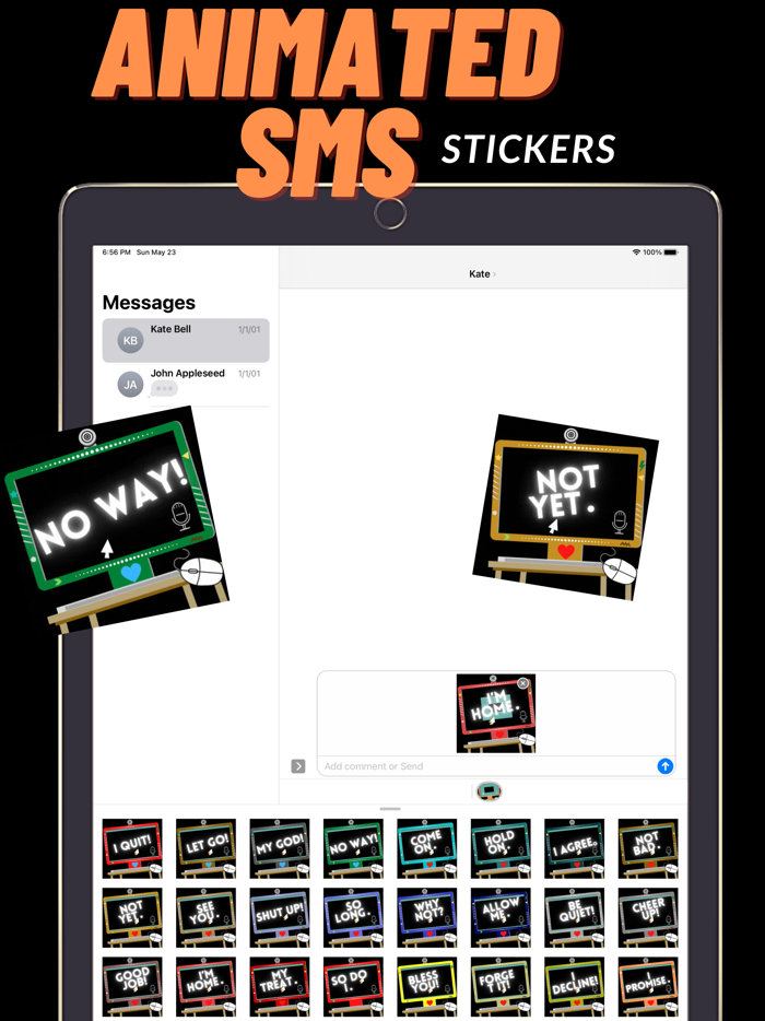 Animated Sms Stickers