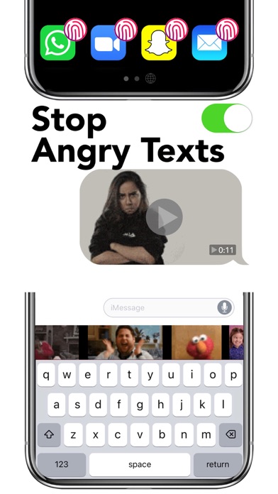 Screenshot #2 pour GIF Messenger Video Emoji App