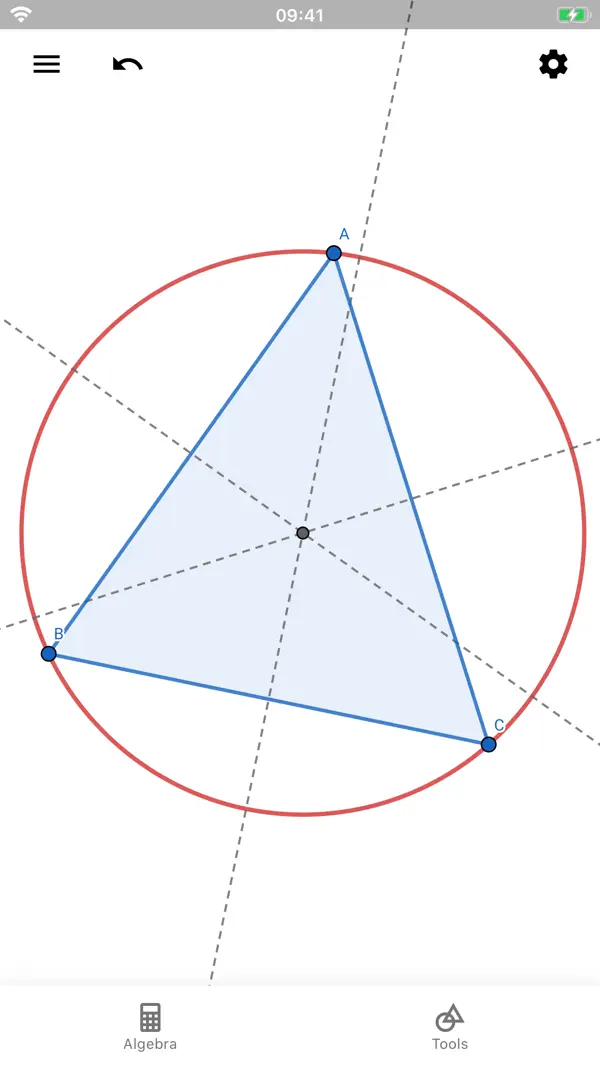 GeoGebra Geometrie iPhone App Screenshot 5 – Bildung