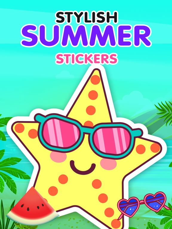 Screenshot #4 pour Stylish Summer Stickers