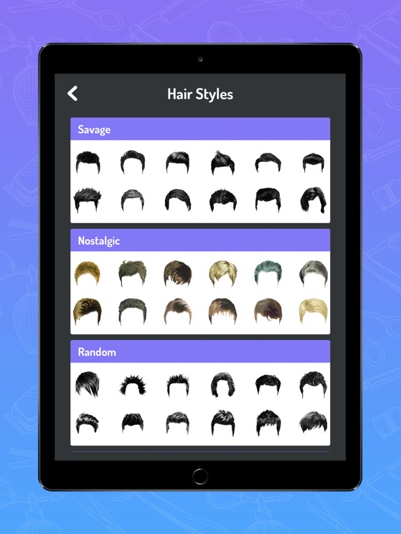 Screenshot #5 pour Mens Hairstyle Changer