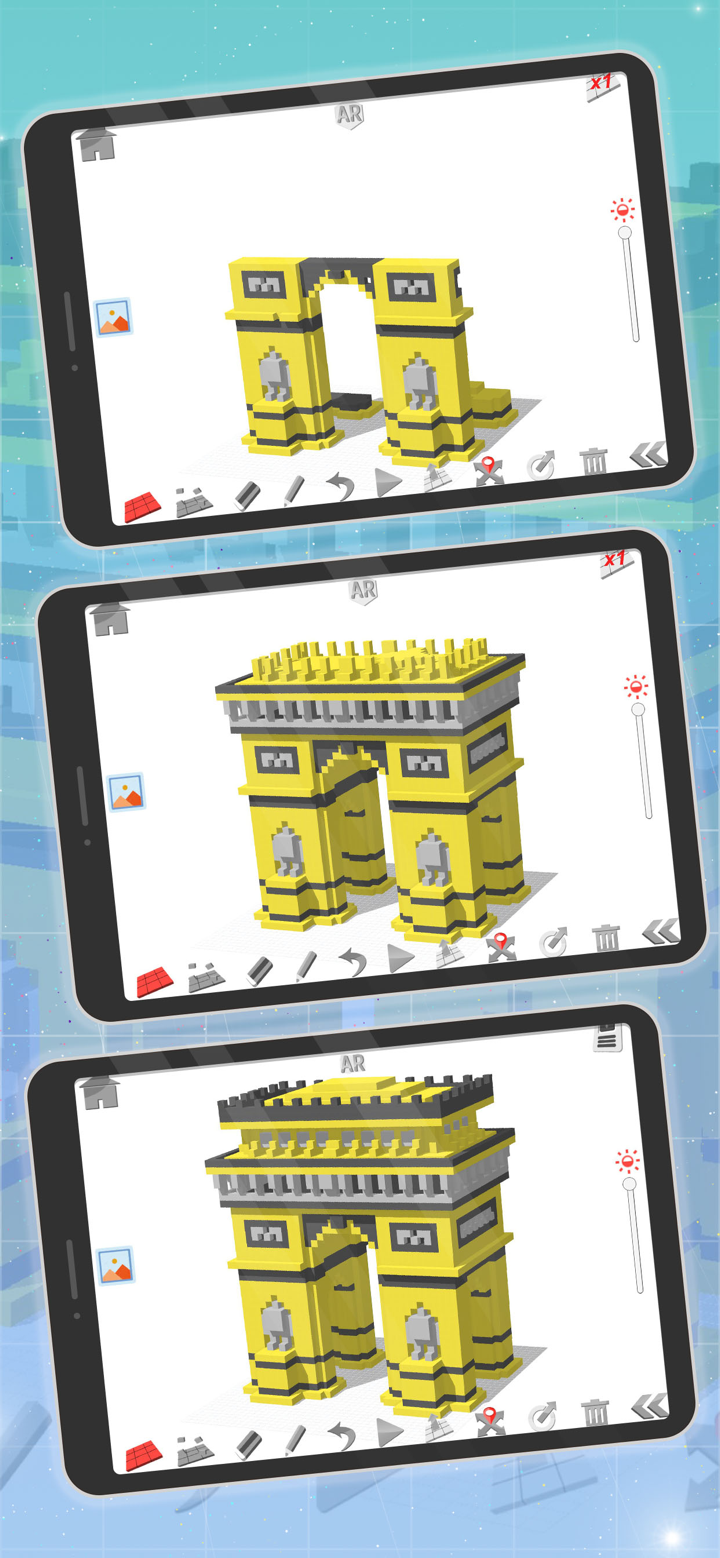 方块拼图3D-益智堆方块拼模型游戏 screenshot 2