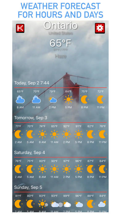 Screenshot #2 pour Weather App & Tv