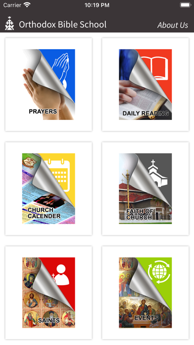 Orthodox Bible School Screenshot