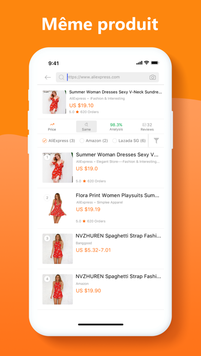 Screenshot #2 pour Assistant Shopping AliPrice