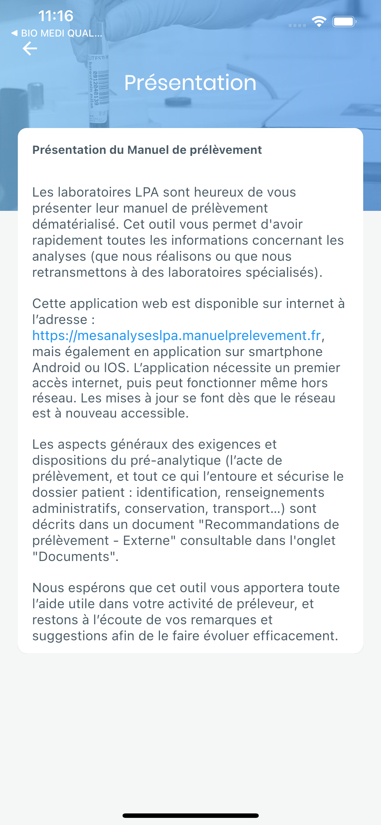Mes Analyses LPA