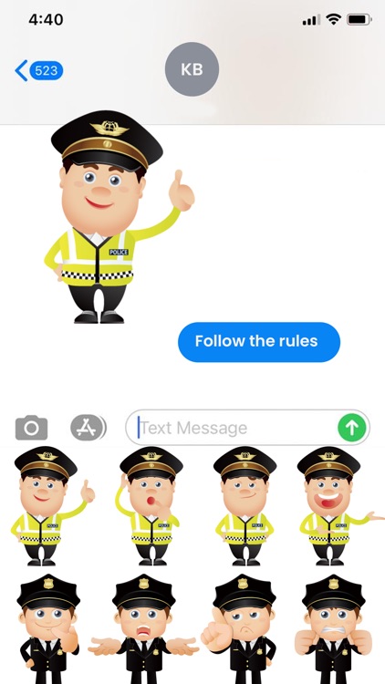 Police Officers Stickers