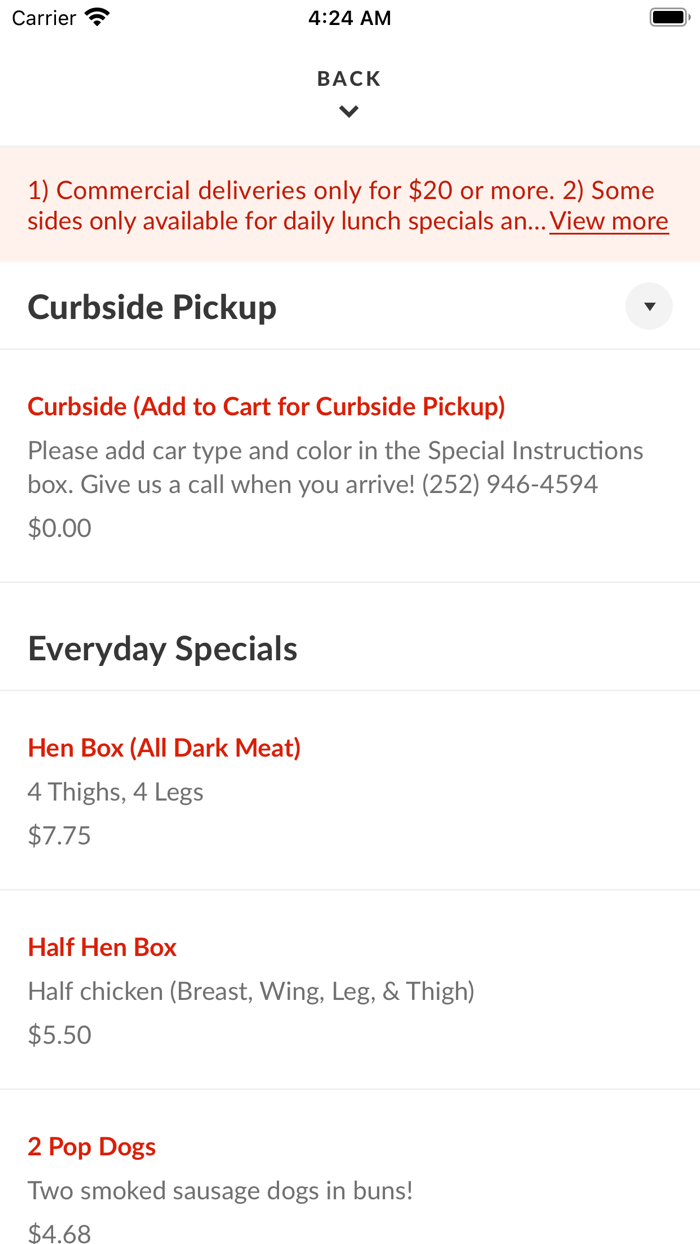 King Chicken Drive In