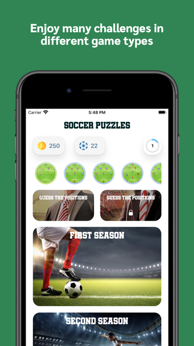 Soccer Puzzles: Football Quiz Screenshot
