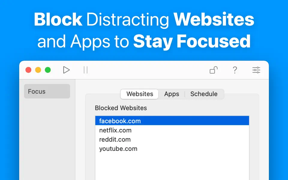 Screenshot 1 of 1Focus – App & Website Blocker 3.5.4