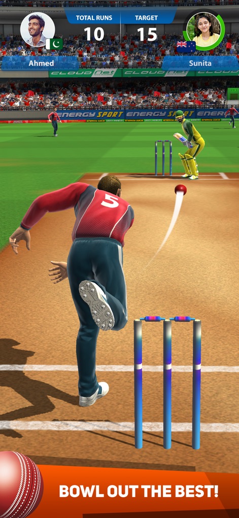 Cricket League - The tool offers precise bowling mechanics, allowing users to execute varied deliveries and observe the strategic defensive field setup.