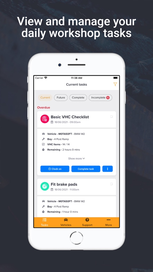 #1. VGM Technician (iOS) 来自: Motasoft