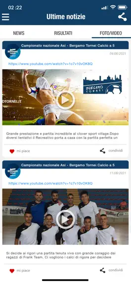 Game screenshot Bergamo Tornei apk
