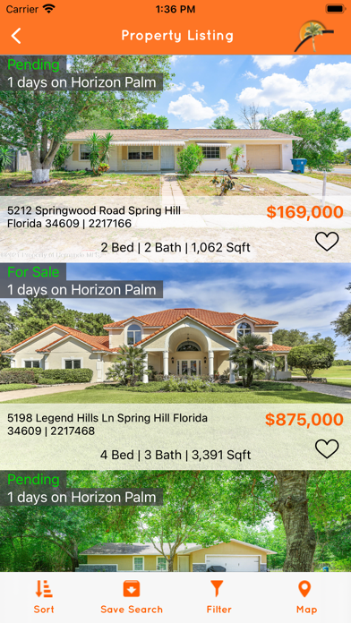 Horizon Palm Realty Screenshot